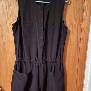 Black tank romper Eddie Bauer